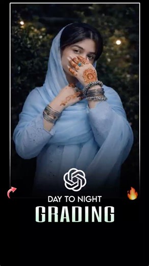 CHAT GPT | DAY TO NIGHT GRADING TUTORING 🔥 | #shorts #edit #tutorial #viral