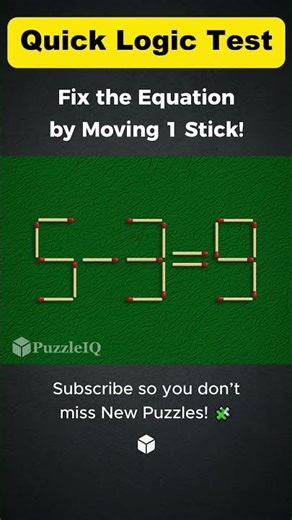 Logic Puzzle 🧠 Brain Test Riddle! 🔥🧩