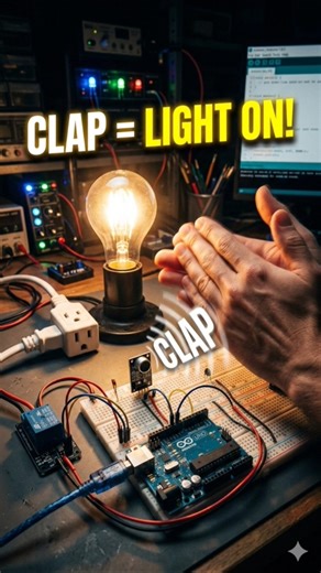 Darkness = Light ON! 💡 Smart Arduino LDR Automatic Light Project #experiment #arduino #shorts