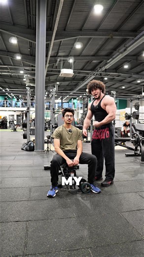 Can I Lateral Raise @MohebK Max Dumbbell Shoulder Press #gym #gymtok #gymrat