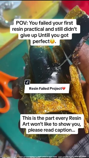 Overcoming Failure in Resin Art: Lessons Learned and Success Achieved