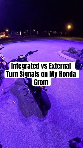 Integrated vs External Turn Signals on My Honda Grom