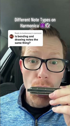 Different ways to play notes on harmonica (bending notes on harmonica)