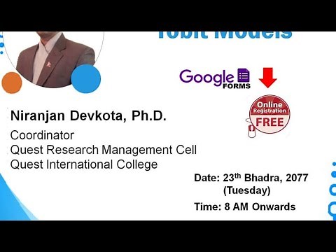 Logit, Probit and Tobit Models by Dr. Niranjan Devkota