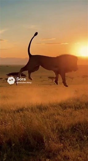 Lion vs Gazelle: The Most Awkward Predator Moment #wildlifefail #aiart