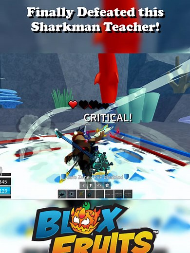 Derrota al Maestro Sharkman en Blox Fruits