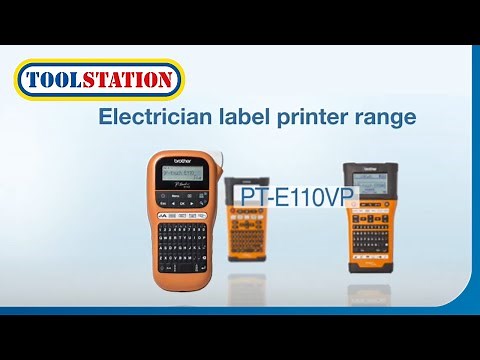 Demo Video: Brother PTE110 and PTE110VP Handheld Label Printers | Toolstation