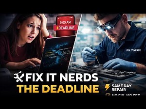 Laptop Dead Before Deadline? 😱 | Same Day Repair London | Fix It Nerds