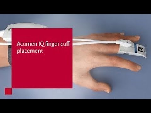 Acumen IQ finger cuff placement video
