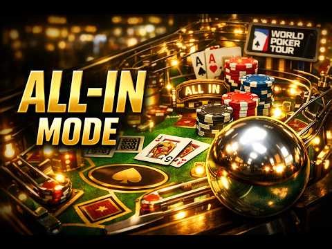 World Poker Tour (2006) Pinball VR | Complete WPT Table Experience ♠️🎰 High Stakes Arcade