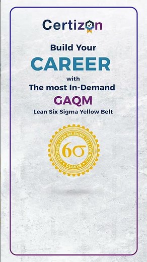 GAQM Lean six sigma yellow Belt