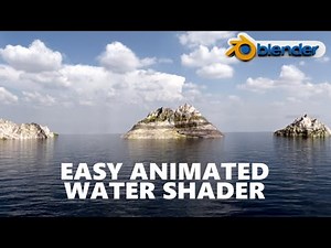 Blender Tutorial: How to Animate Water Texture in Blender