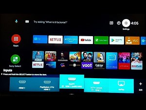 How to Rename HDMI Input name labels on a Sony TV or Android TV