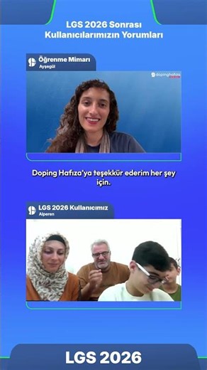 Our Users' First Reactions After LGS 2026! They Succeeded Again with Doping Hafıza.