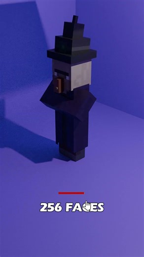 Witch 3D Cloth Simulation #minecraft #animation