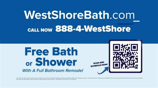 West Shore Bath TV Spot, 'Free Bath or Shower'