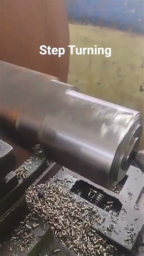 Step Turning on Lathe Machine