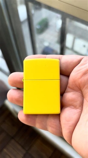 Orijinal Zippo Sunflower Yellow Mate Sarı Kullanılmamış Çakmak