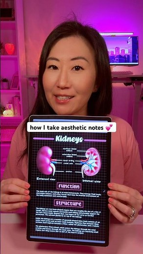 how I take aesthetic digital notes 💗✏️ | samsung galaxy tab | penly app