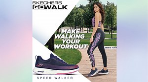 Skechers promotes walking as a workout with its new GO Walk collection