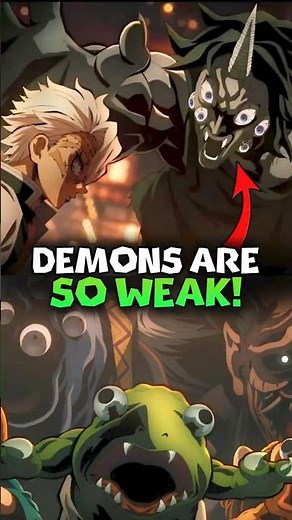 Why Every Demon In Infinity Castle Seem So Weak? Demon Slayer Explained #shorts #demonslayer