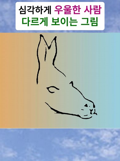 스트레스 상태에 따른 두 가지 그림 해석