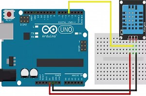 Lập trình giao tiếp cảm biến DHT với board mạch Arduino