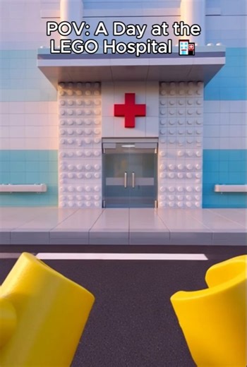 POV: A Day at the LEGO Hospital 🏥 | LEGO Doctor Life #lego #everyday #legolife #pov