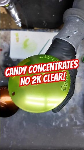 How to apply candy concentrate with no 2K clear!
