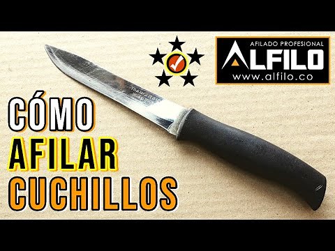 ⭐ CÓMO AFILAR UN CUCHILLO NORMAL 🔪 La guía completa para afilar tus cuchillos en casa.