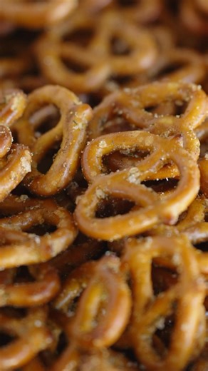 These Crack Pretzels are the perfect no-bake homemade salty snack. This crispy, buttery, ranch-flavored treat is addictive! Whip up a batch to snack on this weekend! | Southern Bite