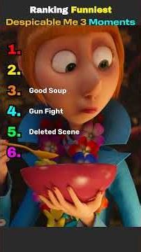 Ranking Funniest Despicable Me 3 Moments 🤣