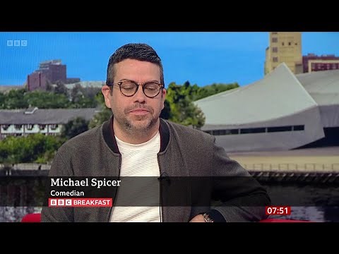 Michael Spicer (No Room Podcast, Comedian) On BBC Breakfast [25.04.2024]