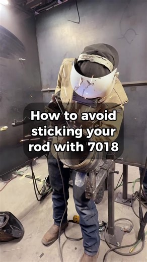 7018 rod sticking? Watch this before you strike another arc. #7018 #stickweld #welding