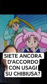 ANCORA D'ACCORDO CON USAGI SU CHIBIUSA IN #sailormoon?