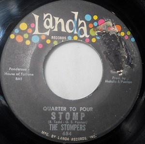 The Stompers - Quarter To Four Stomp / Foolish One