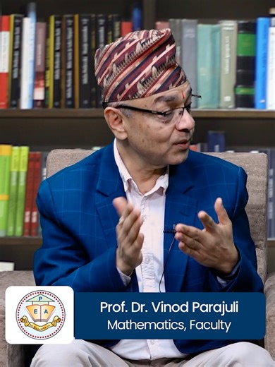 Prof. Dr. Vinod Parajuli, Mathematics Faculty (PEA Association) शैक्षिक सत्र २०८३ मा संचालन हुने Engineeirng तथा IT Entrance Exam को लागि अहिले देखि नै PEA Association, Thapathali मा 𝐄𝐧𝐠𝐢𝐧𝐞𝐞𝐢𝐫𝐧𝐠/𝐈𝐓 𝐄𝐧𝐭𝐫𝐚𝐧𝐜𝐞 𝐏𝐫𝐞𝐩𝐚𝐫𝐚𝐭𝐢𝐨𝐧 𝐂𝐥𝐚𝐬𝐬𝐞𝐬 (for Repeaters, 2 Completed, Diploma Holders & Equivalent Students) संचालन भैरहेको कुरा जानकारी गराइन्छ। साथै देशभरीका कलेज/क्याम्पसहरुमा 2 Science पढ्दै गरेका Students को लागि 𝐏𝐫𝐞–𝐄𝐧𝐠𝐢𝐧𝐞𝐞𝐫𝐢𝐧𝐠 𝐂𝐥𝐚𝐬𝐬𝐞𝐬 संचालन भैरहे