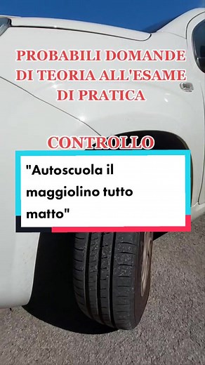 Domande teoria all'esame pratico di guida