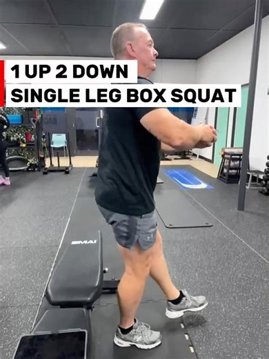 1 Up 2 Down Single Leg Box Squar