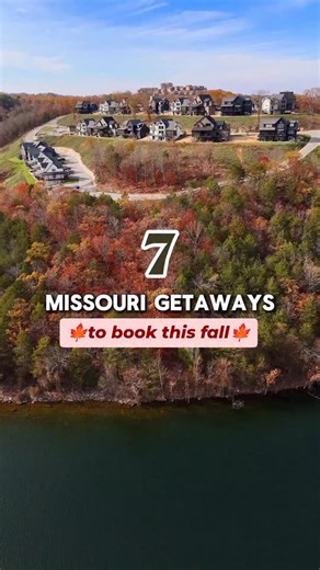 👇 The most beautiful & unique Missouri spots! If you are looking for Midwest fall getaway spot, check out these unique lodging options found in Missouri. 🛏️ Sycamore Creek Ranch 📍Branson, Missouri @sycamore.creek.ranch offers a one of kind stay in a covered wagon complete with modern comforts, hiking trails, water activities, and kids play area 🛏️ Sunset at the Silos 📍Caledonia, Missouri @sunsetatthesilos offers three cozy silos with luxury touches and sunset views. Explore nearby hiking tr