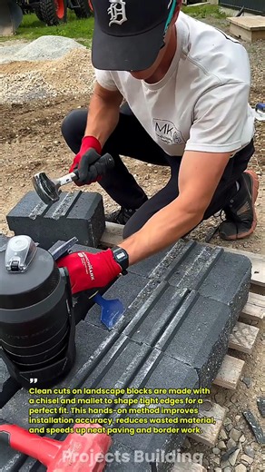 Precision Block Edge Cutting