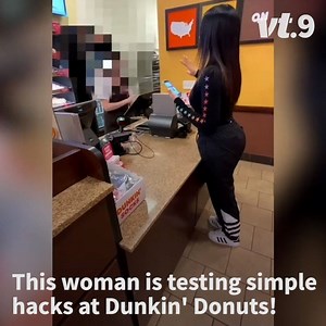 1.1M views · 893 reactions | This woman's exposing the hacks of Dunkin' Donuts employees!  Credit: youtube.com/user/Makeuplocalypse1 | VT | Facebook