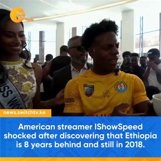 Speed was left completely shocked after discovering that Ethiopia is 8 years behind and still in 2018. 😭🇪🇹😂 Ethiopia follows its own unique calendar based on a different calculation, making it 7–8 years behind the Gregorian calendar used by the majority of the rest of the world. The American streamer is currently on his African tour, having already touched down in South Africa, Kenya, and Rwanda, with every stop delivering viral moments and cultural surprises. #IShowSpeed #SpeedEthiopia #Eth