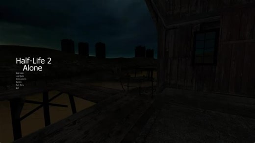 Half life 2 Alone Mod Menu Screen 2 video