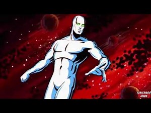 Silver Surfer Destroys Machine World (The Silver Surfer TAS)