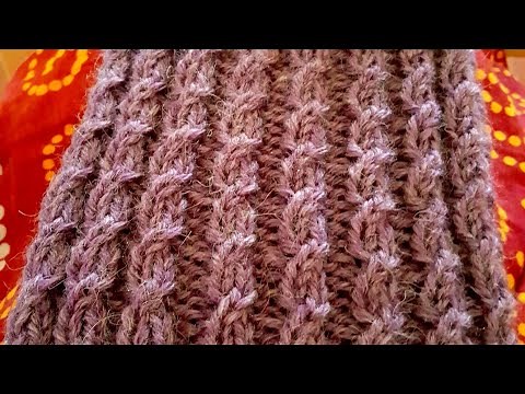 Faux (or mock) cable knit stitch: a Knittycat's Knits tutorial