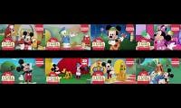 Mix of 8 videos from youtube : 8 episodes of mickey mouse clubhouse portuguese version