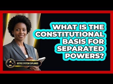 What Is the Constitutional Basis for Separated Powers?