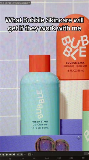 Creative Animation for Bubble Skincare