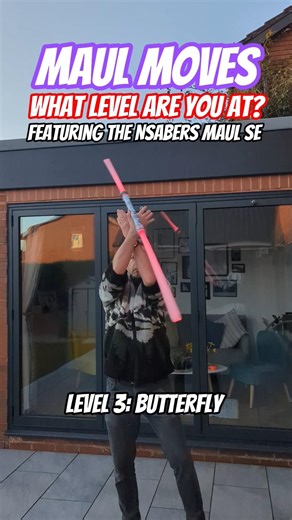 Darth Maul lightsaber moves: what level are you at? #starwars